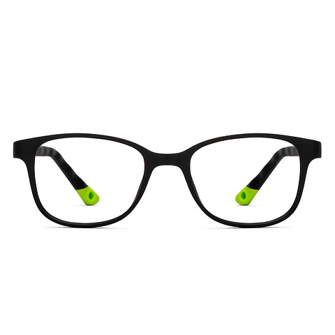 Hooper Black Full Rim Rectangle Size: 5-8 yrs