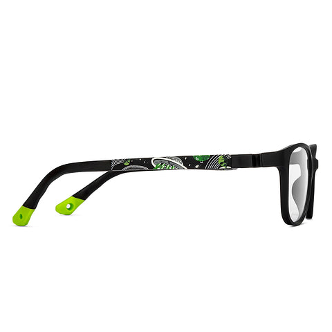 Hooper Black Full Rim Rectangle Size: 5-8 yrs