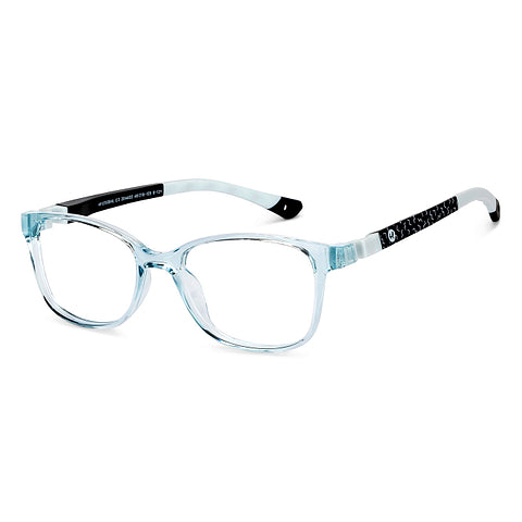 Hooper Blue Transparent Full Rim Rectangle HP E15084L