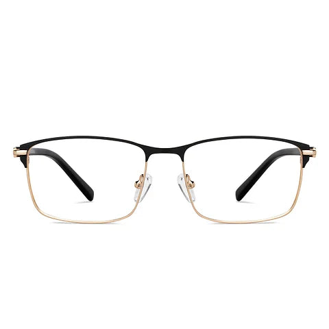 Vincent Chase Gold & Black Full Rim Rectangle VC E12395