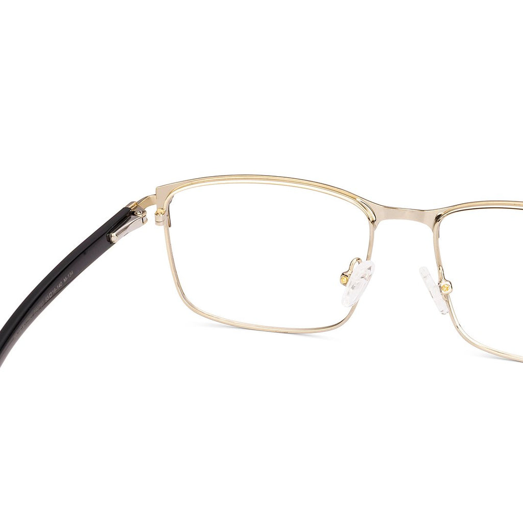 Vincent Chase Gold & Black Full Rim Rectangle VC E12395
