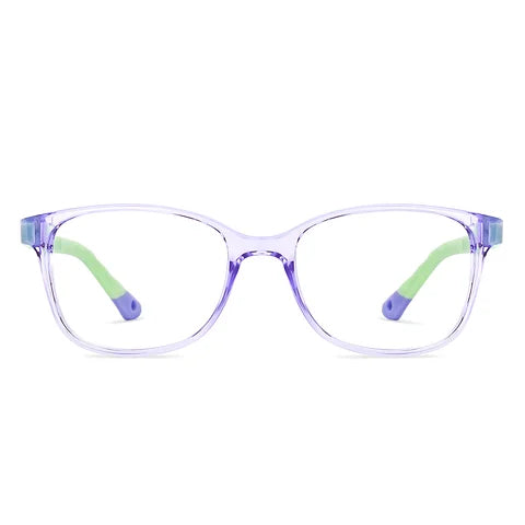 Hooper Purple Transparent Full Rim Cat Eye Size: 8-12 yrs