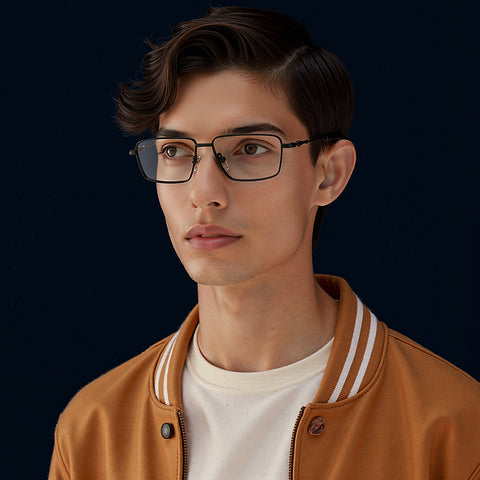 Black Full Rim Rectangle LK E17990