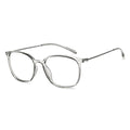 Grey Transparent Full Rim Round LA E13068