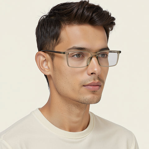 Grey Full Rim Rectangle LA E14363