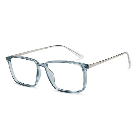 LK Blue Transparent Full Rim Rectangle LA E16643