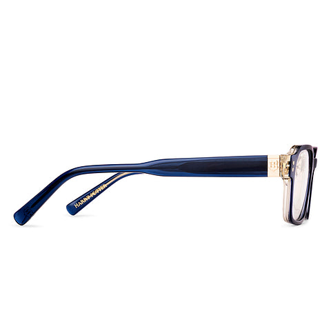 Hooper Navy Blue Full Rim Rectangle LK E18466