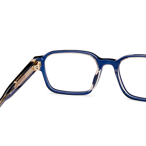 Hooper Navy Blue Full Rim Rectangle LK E18466