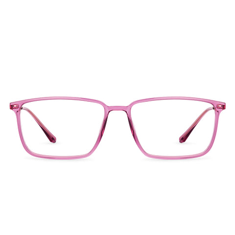 L K Pink Full Rim Rectangle LA E16643