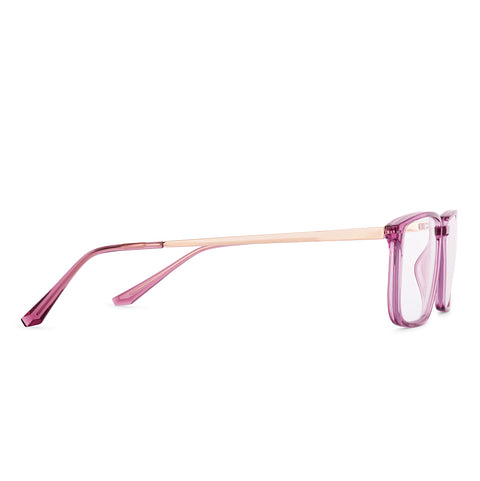L K Pink Full Rim Rectangle LA E16643