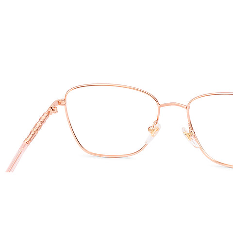 Rose Gold Full Rim Cat Eye LK E18003